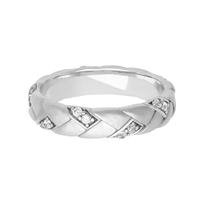 Woven Diamond Band (5mm)
