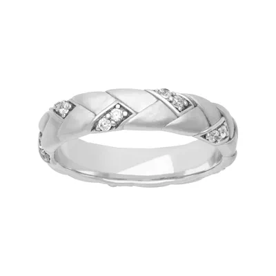 Woven Diamond Band (5mm)