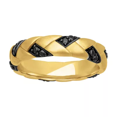 Woven Black Diamond Band (5mm)