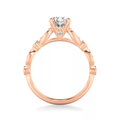 Melani Cathedral Diamond Engagement Ring