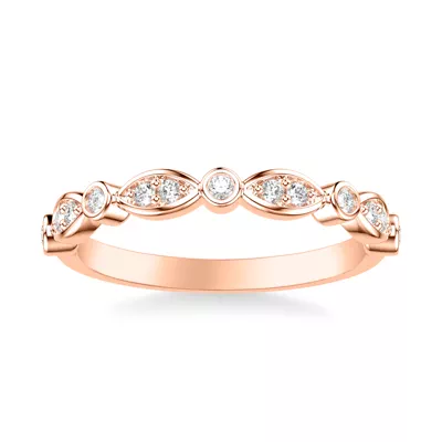 Melani Diamond Wedding Band