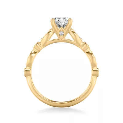Melani Cathedral Diamond Engagement Ring