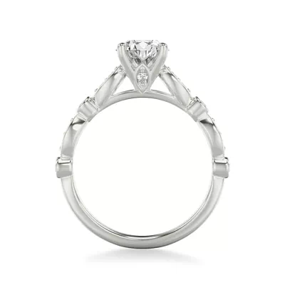 Melani Cathedral Diamond Engagement Ring