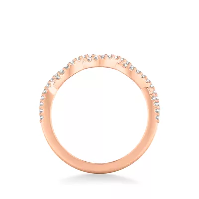 Presley Twist Pave Diamond Band