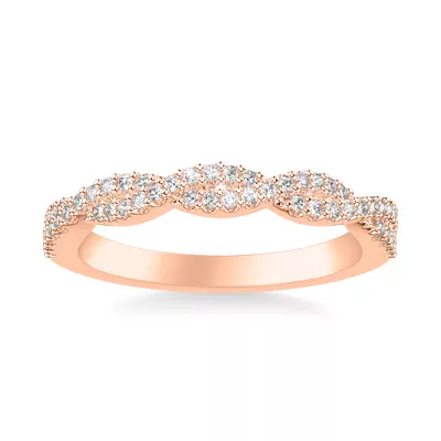 Presley Twist Pave Diamond Band