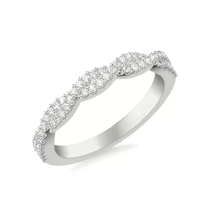 Presley Twist Pave Diamond Band