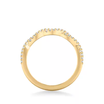 Presley Twist Pave Diamond Band