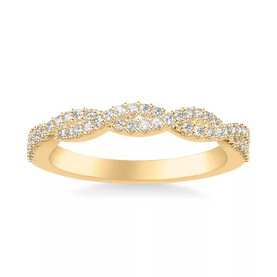 Presley Twist Pave Diamond Band