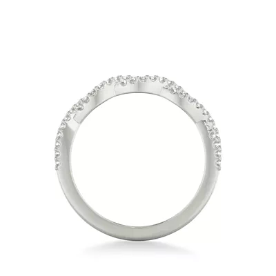 Presley Twist Pave Diamond Band
