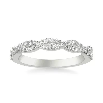 Presley Twist Pave Diamond Band