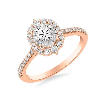 Taylor Modern Halo Engagement Ring