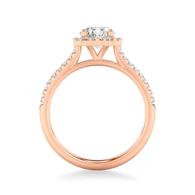 Taylor Modern Halo Engagement Ring