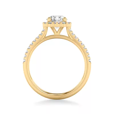 Taylor Modern Halo Engagement Ring