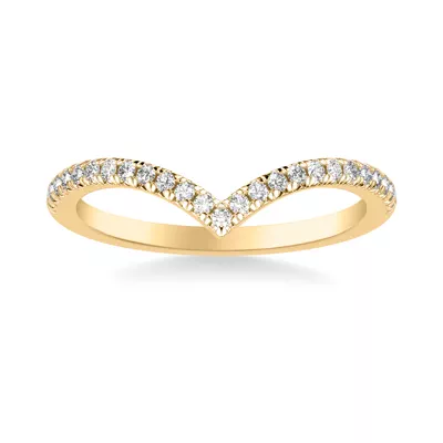 Zahra Pavé Diamond V-Band