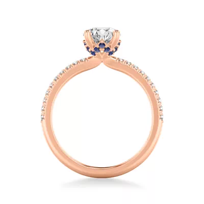 Maisie Sapphire Accent Engagement Ring
