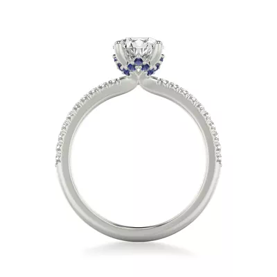 Maisie Sapphire Accent Engagement Ring
