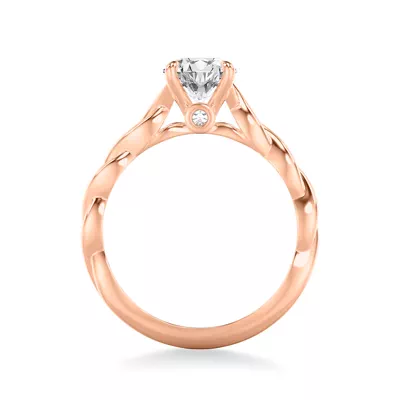 Janelle Twist Solitaire Plus Engagement Ring