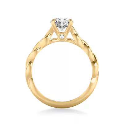 Janelle Twist Solitaire Plus Engagement Ring