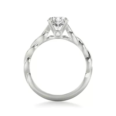 Janelle Twist Solitaire Plus Engagement Ring