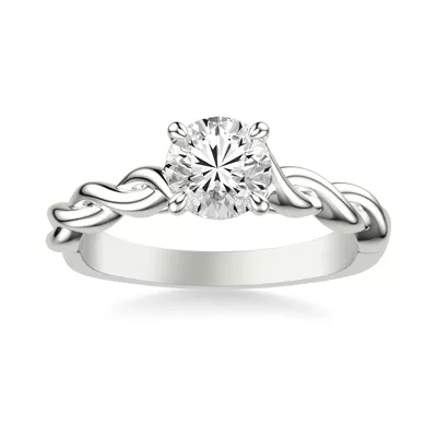 Janelle Twist Solitaire Plus Engagement Ring
