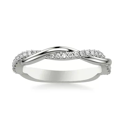 Linda Twisted Pavé Band