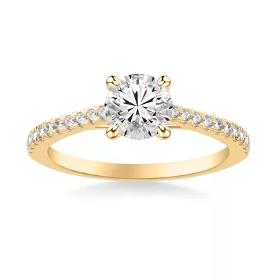 Manon Diamond Adorned Engagement Ring