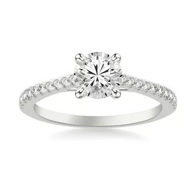 Manon Diamond Adorned Engagement Ring