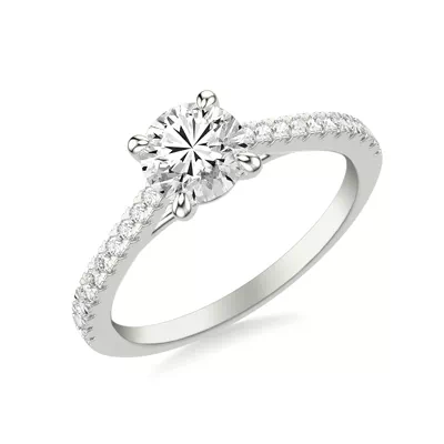Manon Diamond Adorned Engagement Ring