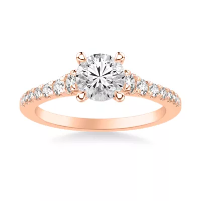 Elina Classic Diamond Engagement Ring