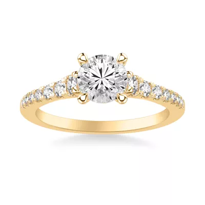 Elina Classic Diamond Engagement Ring