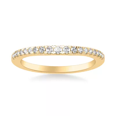 Elina Pave Contoured Band