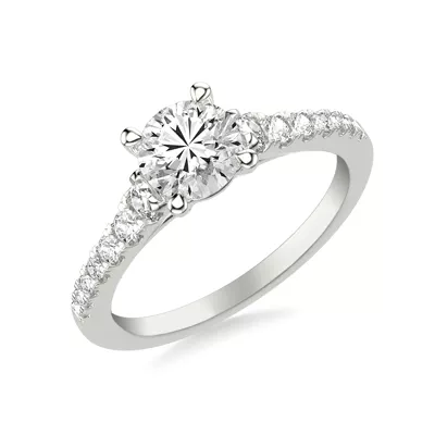 Elina Classic Diamond Engagement Ring