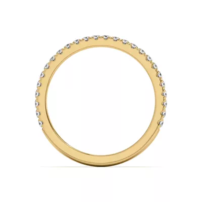 Hope Classic Pavé Matching Wedding Band