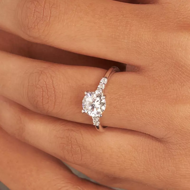 Platinum Elizabeth Diamond Engagement Ring