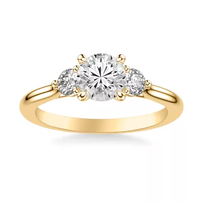 Dianne Trellis 3-Stone Engagement Ring
