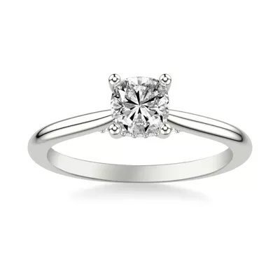 Kate Hidden Halo Diamond Engagement Ring