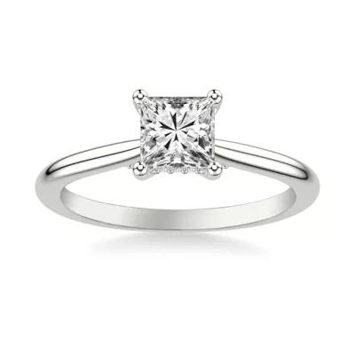 Kate Hidden Halo Diamond Engagement Ring