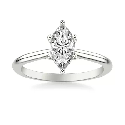 Kate Hidden Halo Diamond Engagement Ring