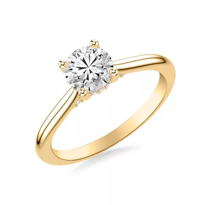 Kate Hidden Halo Diamond Engagement Ring