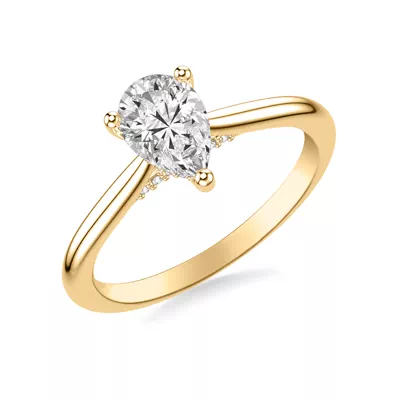 Kate Hidden Halo Diamond Engagement Ring