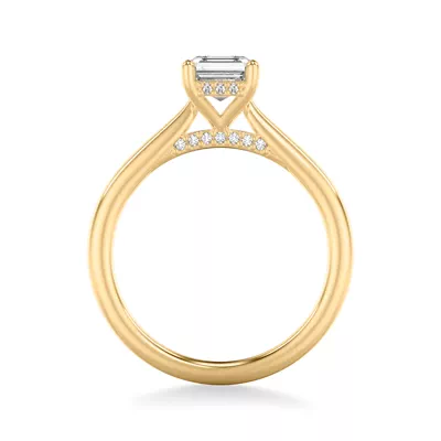 Kate Hidden Halo Diamond Engagement Ring