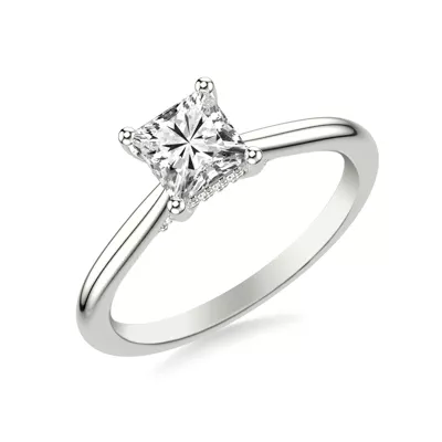Kate Hidden Halo Diamond Engagement Ring