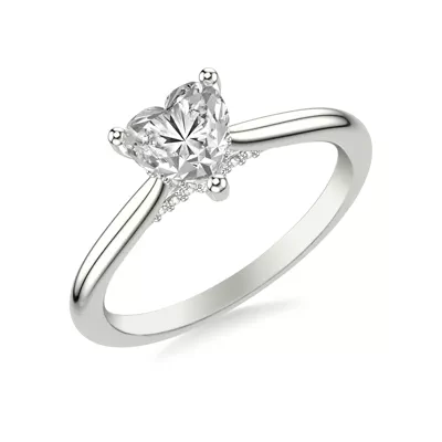 Kate Hidden Halo Diamond Engagement Ring