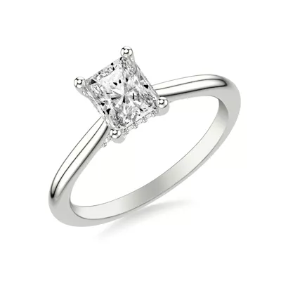 Kate Hidden Halo Diamond Engagement Ring