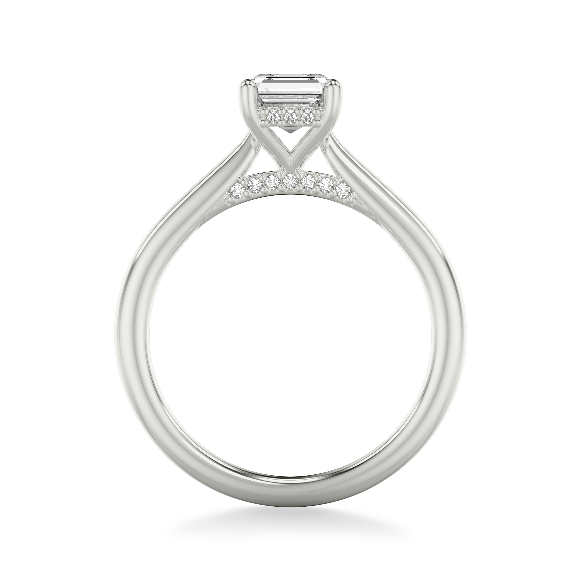 Kate Hidden Halo Diamond Engagement Ring