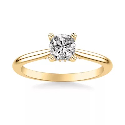 Kate Hidden Halo Diamond Engagement Ring