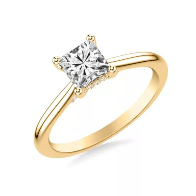 Kate Hidden Halo Diamond Engagement Ring
