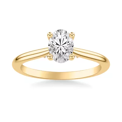 Kate Hidden Halo Diamond Engagement Ring