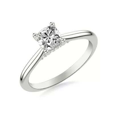 Kate Hidden Halo Diamond Engagement Ring