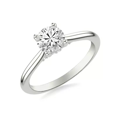 Kate Hidden Halo Diamond Engagement Ring